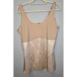 Spanx Slimming Tank 2X XXL beige Tan Cami Top